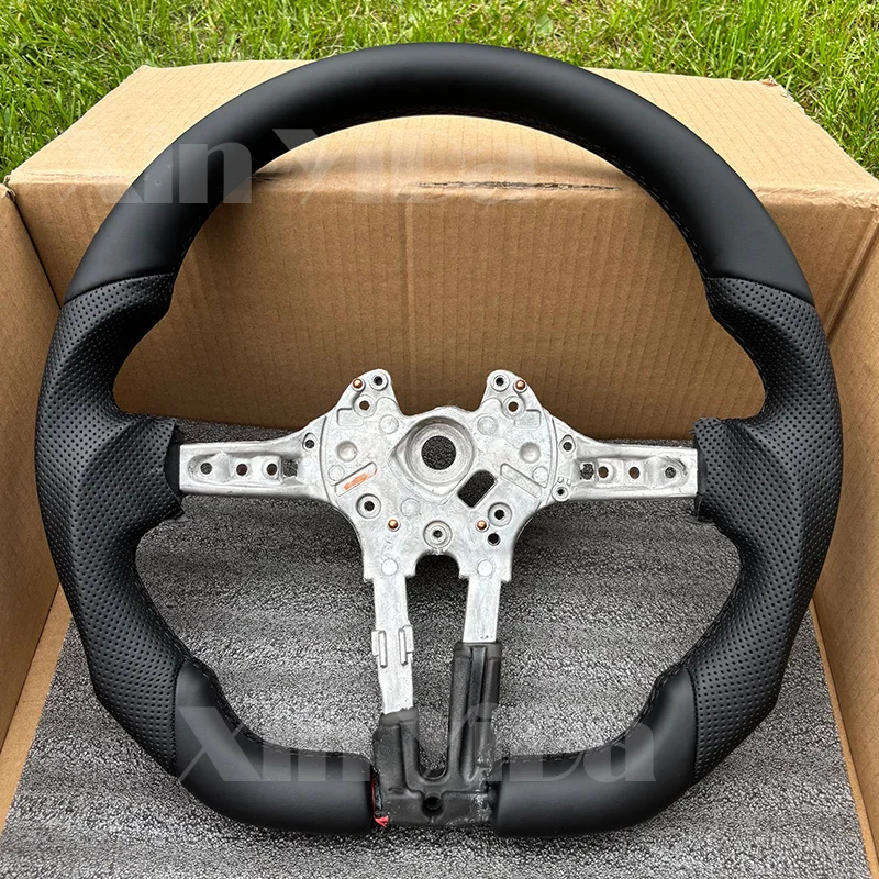 Alf cuero perforado para BMW F10 F30 serie 3/5 conjunto de Base de volante con costuras de 3 colores