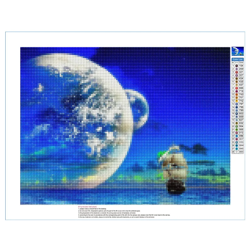 5D DIY Diamond Painting Sailboat Ocean Full Round Diamond Mosaic Landscape Diamond Embroidery Kit Rhinestone Home Art Decoration