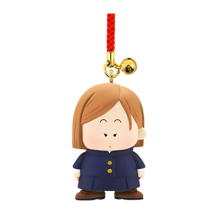 

Anime Jujutsu Kaisen Ryomen Sukuna Kugisaki Nobara Cosplay Cute Mini figurines Keychain Collectibles Model Bell Pendant Gift