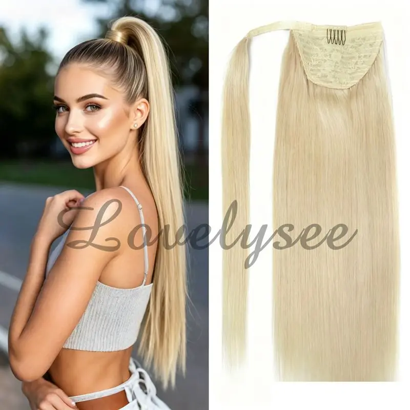 smooth-ponytail-hairdo-120g-ponytail-suitable-for-women-easy-to-use-can-immediately-increase-hair-volume-magic-tape-ponytail