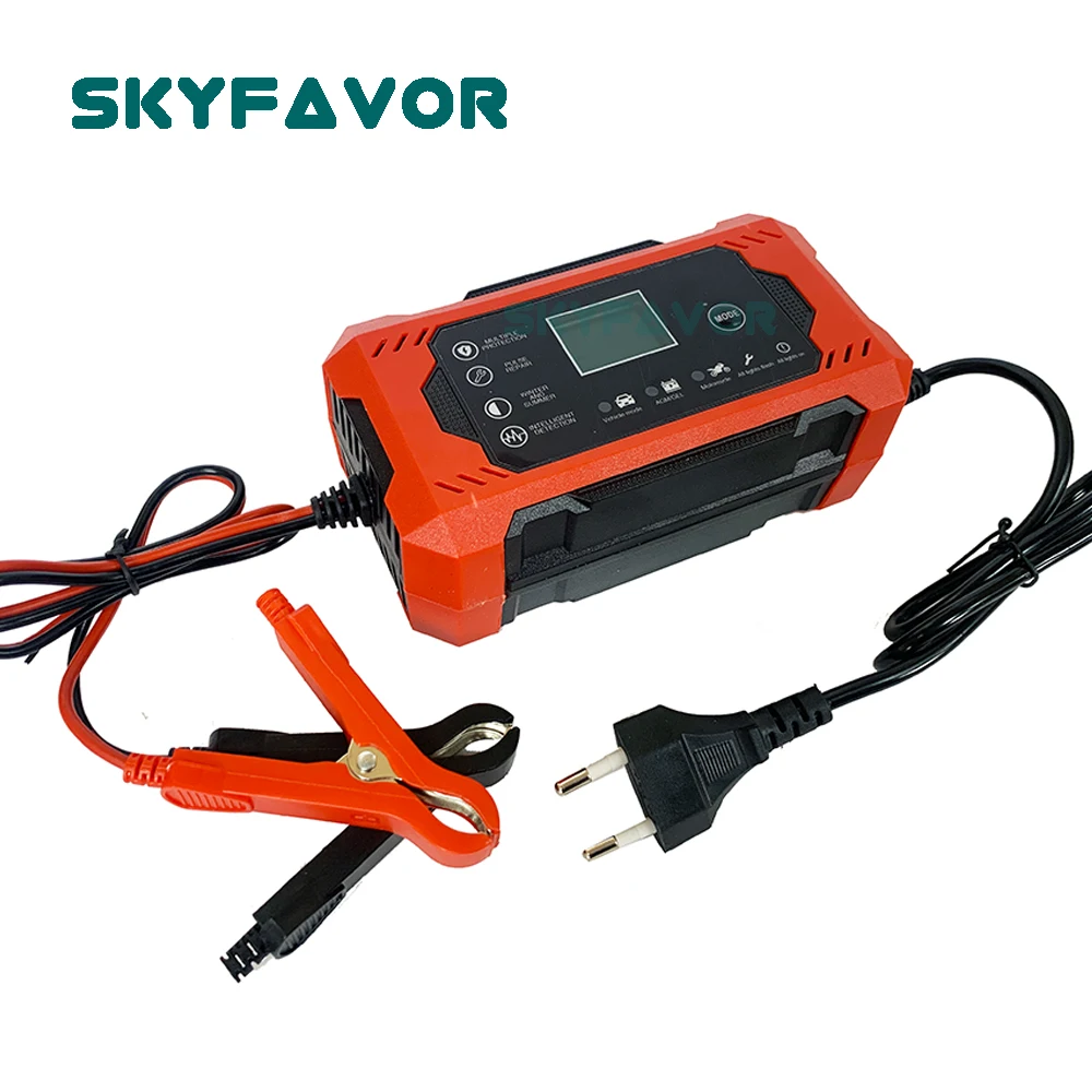 Зарядное устройство для аккумуляторов 12 в 6 А, 12 В, свинцово-кислотный аккумулятор