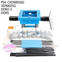 90*90mm BGA Reballing stacji 4 sztuk/zestaw 90mm * 90mm PS4 szablony CXD90025G CXD90026G K4G41325FC GDDR5 pamięci RAM K4B2G1646E DDR3 SDRAM