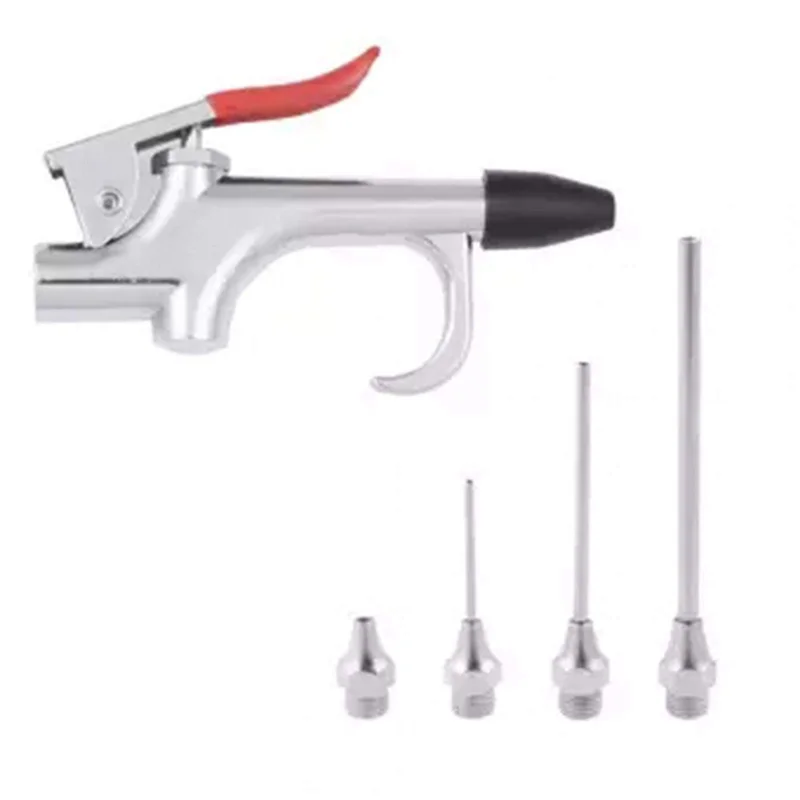 

5Pc Air Nozzle Blow Set Connection Air Blow Apparatus Accessory Kit Zinc Alloy Air Machine Compressor Blower Tool Kit-[A53I]