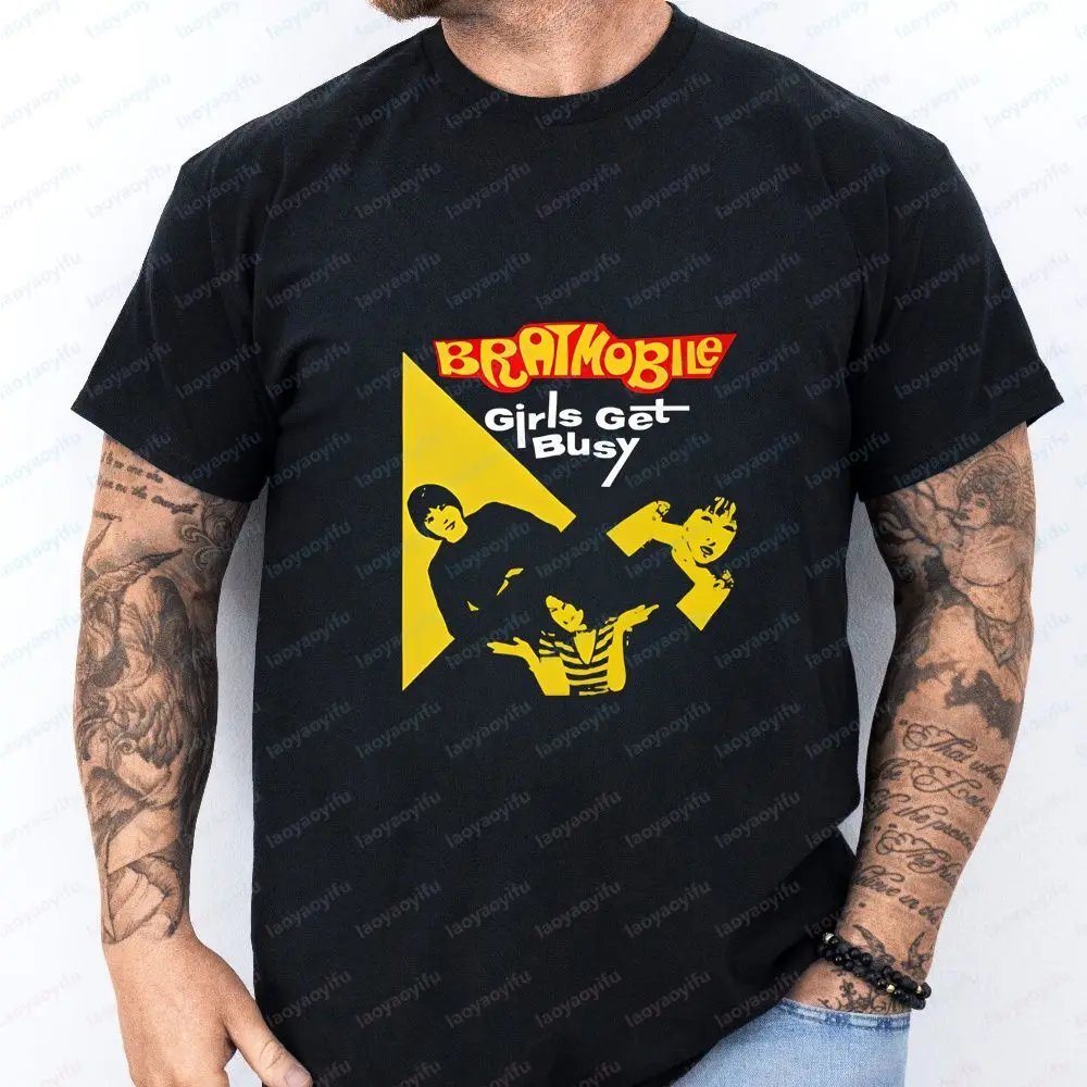 Bratmobile - Unique Music Summer Leisure Trendy All-Purpose Short-Sleeved T-Shirt for Both Men and Women with Round Neck