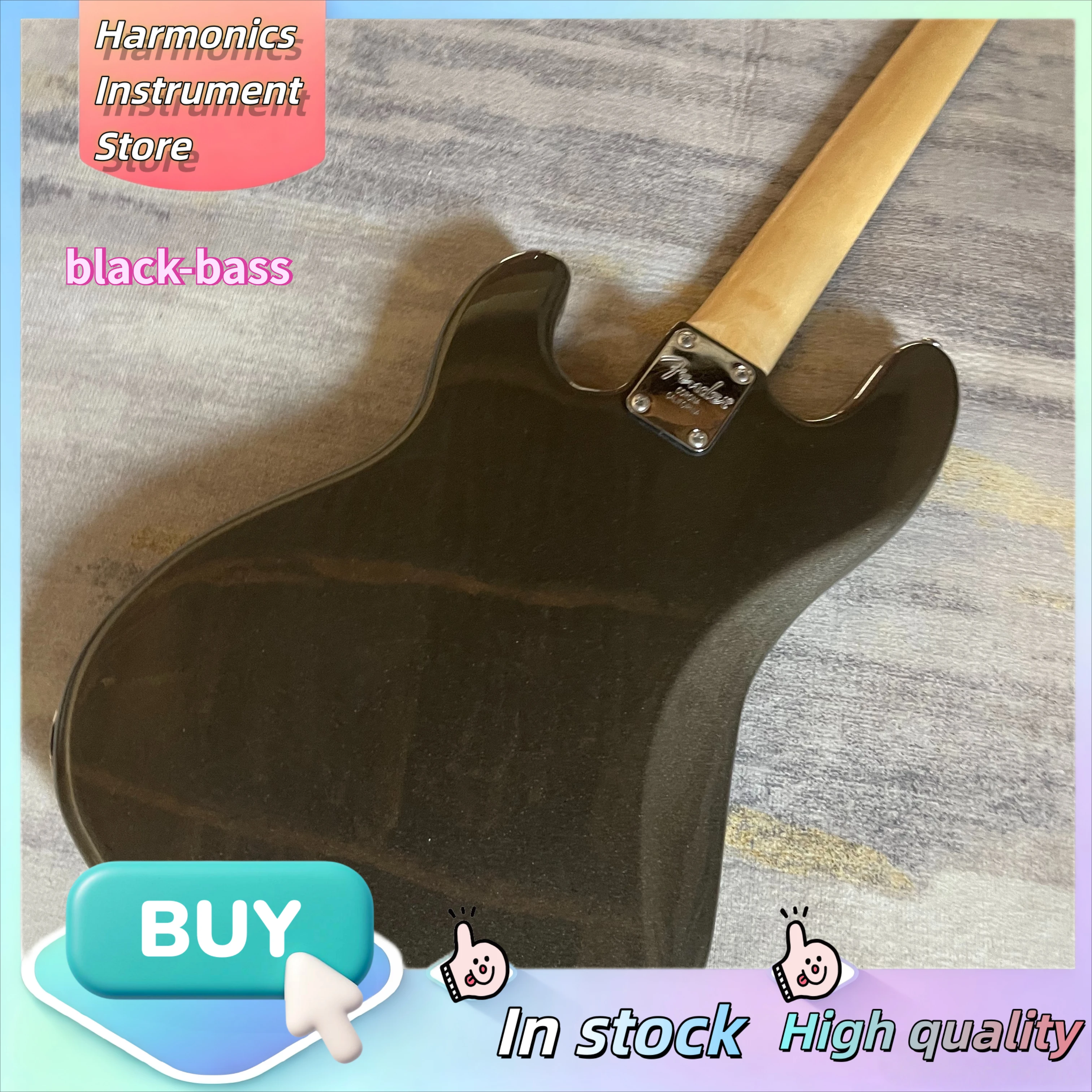 1996 Affinity PJ-Style Bass Precision-Jazz Dual Pickups Bass, Metallic Gray Basswood Body 3-Knob Passive Circuit Rehearsal view 4
