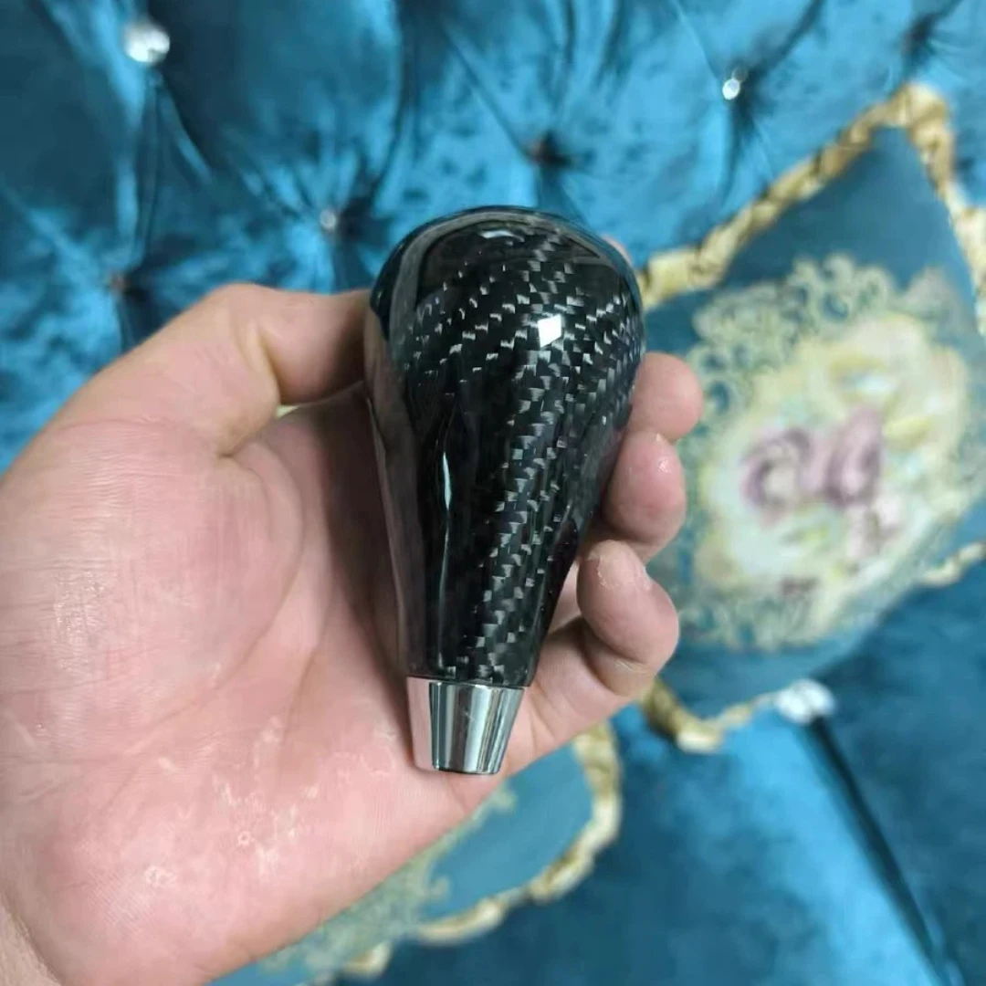 For Lexus GS350 GS450h GS460 LS460 LS600h RX350 RX450h ES350 IS250 08-11 Gear Shift Knob Real Carbon Fiber Alcantara Replacement