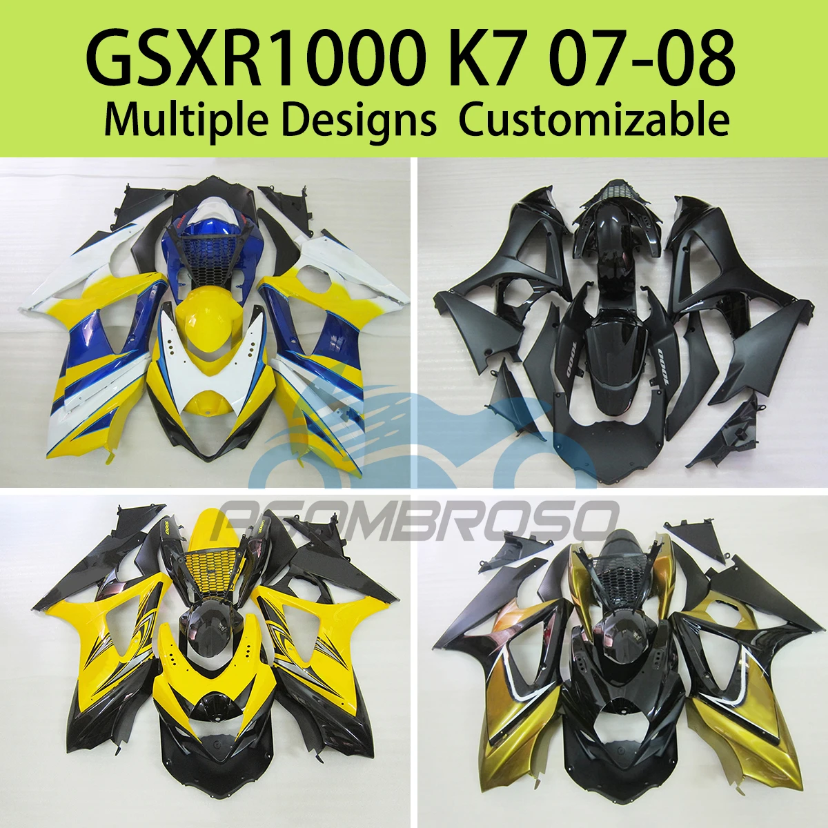 

GSXR 1000 2007 2008 Fairings Racing Motorcycle for SUZUKI GSXR1000 K7 07 08 Complete Bodywork Fairing Kit