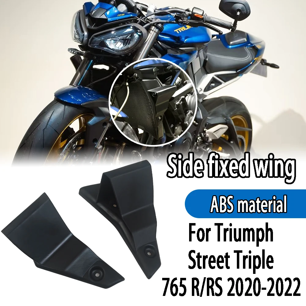 

For Triumph Street Triple 765 R/RS 2020-2022 Side spoilers, side wings, aerodynamic wings, fixed wings, motorcycle accessories