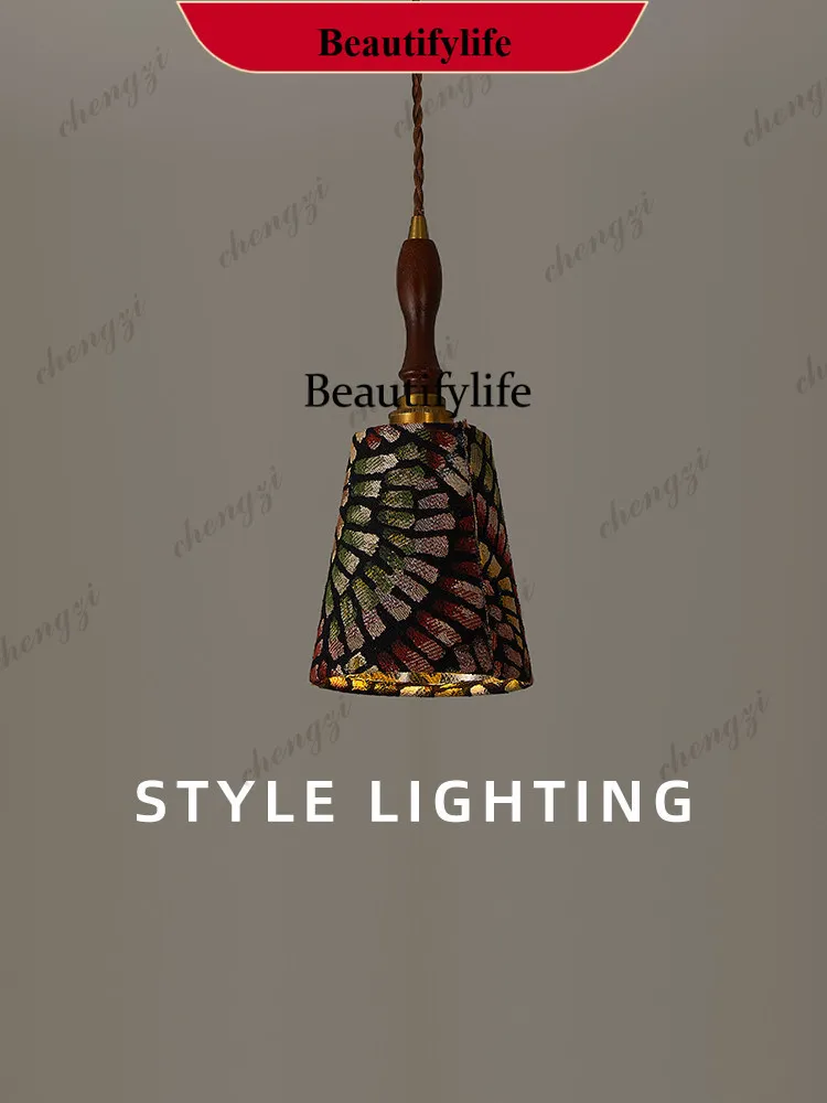 M138 Bedroom study bedside atmosphere chandelier designer creative retro restaurant bar bed and breakfast high sense