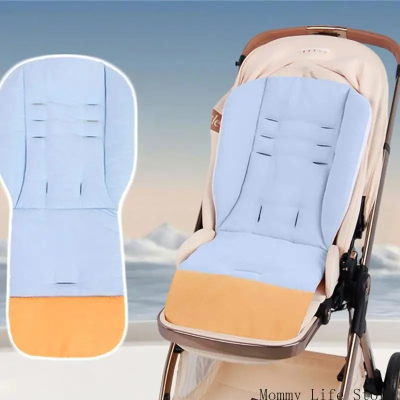 

Machine Washable Strollers Insert Breathable Mesh & Warm Fabric Universal Size Secure Fastening System For Pram Cart