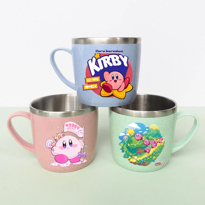 Двухслойные-термостойкие-кружки-из-нержавеющей-стали-kirbys-с-пластиковой-ручкой-кофейные-молочные-кружки-детские-мультяшные-стаканы-для-воды-для-дома-и-офиса