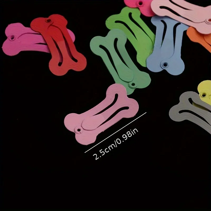 5 pieces/set, cute dog hair clip, colorful bone shaped hair clip, pet dog hair clip, pet dog beauty accessories