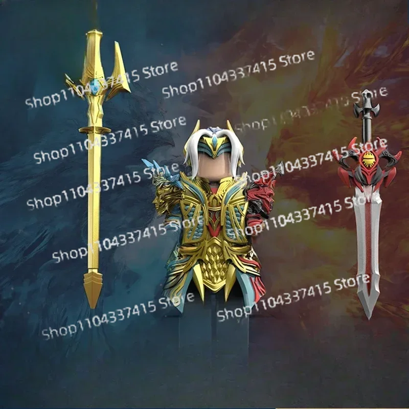 

MOC Cartoon Cartoon Chinese Cartoon Tang Three Double God Third Party Human Armor New Building Blocks Assembly Model