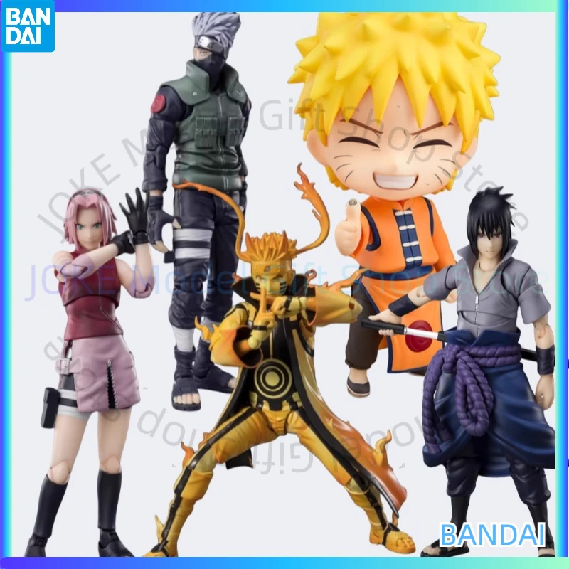 

In Stock Original Bandai S.H.Figuarts NARUTO Uzumaki Naruto Kyuubi Figure Anime Model Toy Collect Action Gift