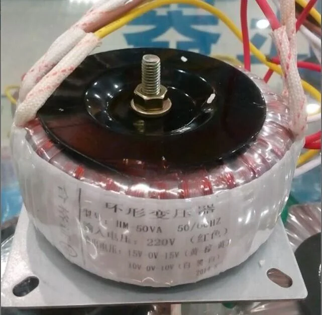 Manufacturers custom toroidal power transformer HDB-50VA 220V/15V-0V-15V 10V-0V-10V