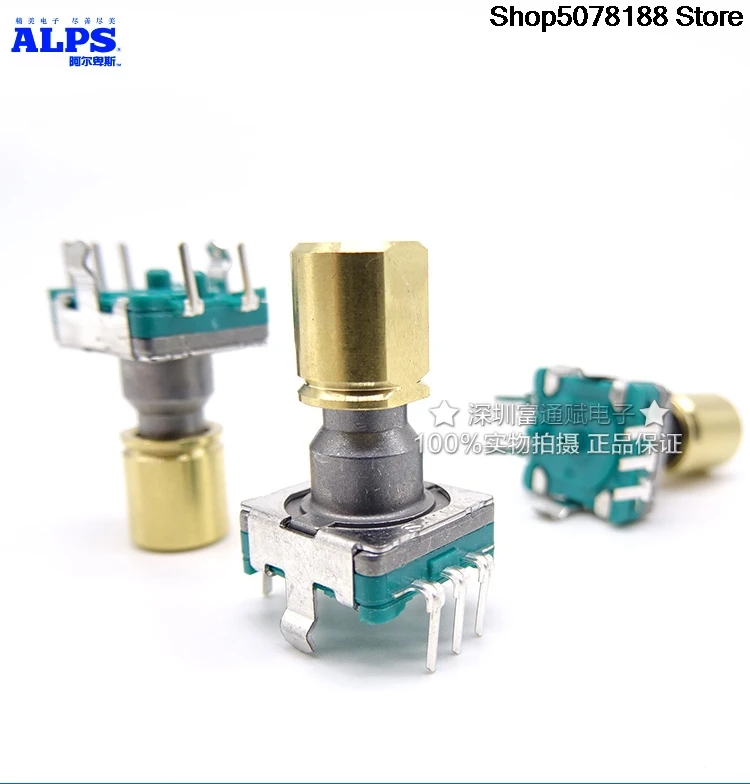 Encoder audio per auto giapponese ALPS EC11 senza sensazione di luce passo-passo 15MM con encoder con interruttore a pressione