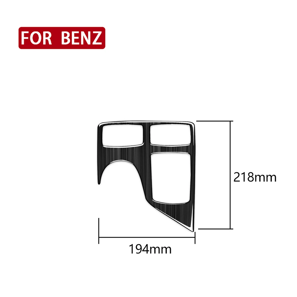 New For Mercedes Benz GLE GLS M Class W166 X166 W164 Car Central Armrest Multimedia Panel Cover Trim Accessories