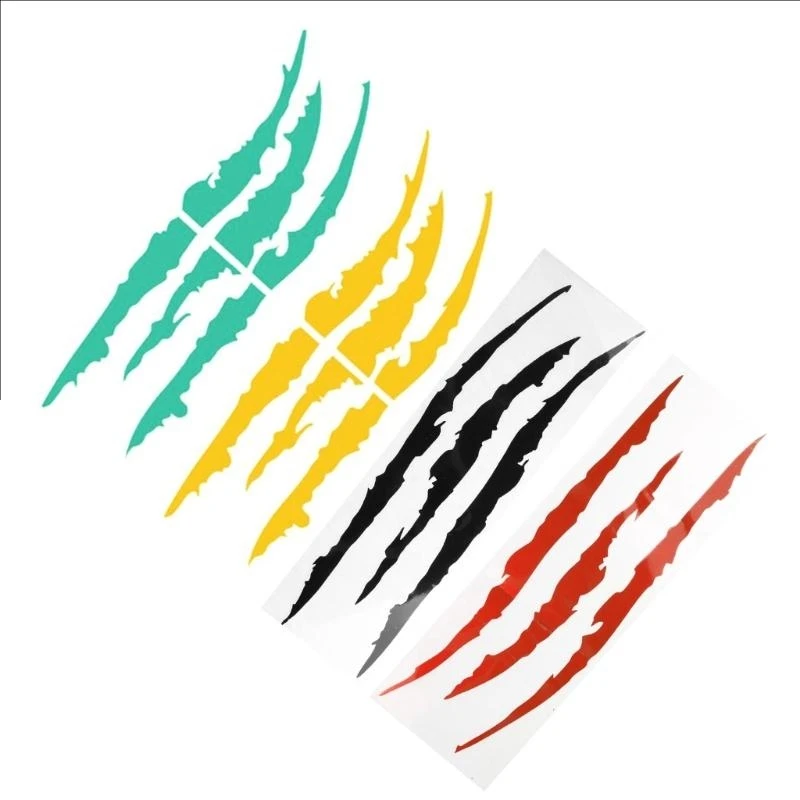 XA6H Marks Headlight Car Sticker Stripes Scratch Decal PVC for Car Pickup Motorcycle Bike