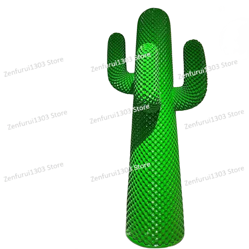 Trendy Giant Cactus Coat Rack Green Custom Floor Large Ornament Home Living Room Sculpture