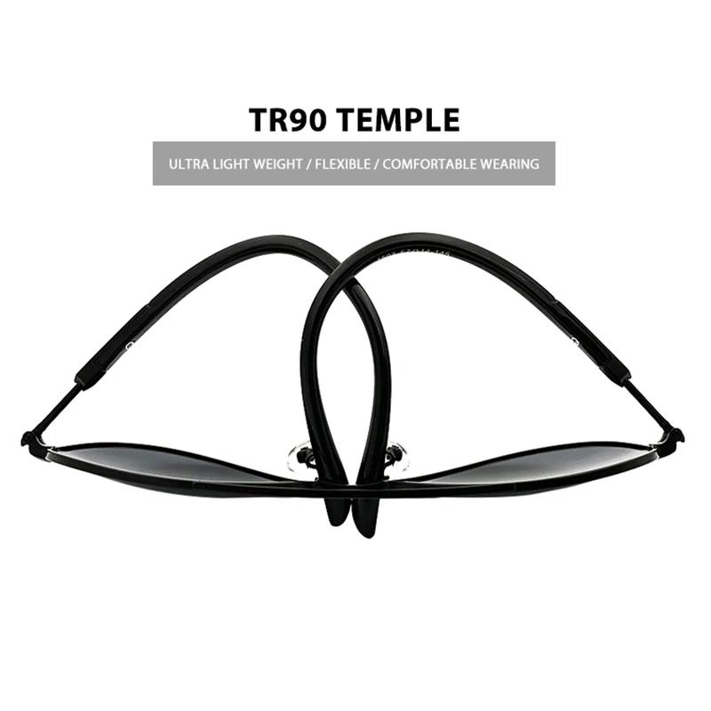 Stylish Pilot Polarized Sunglasses Men Women Fashion Metal Aviator Sun Glasses Male Ultra Light Driving Shades