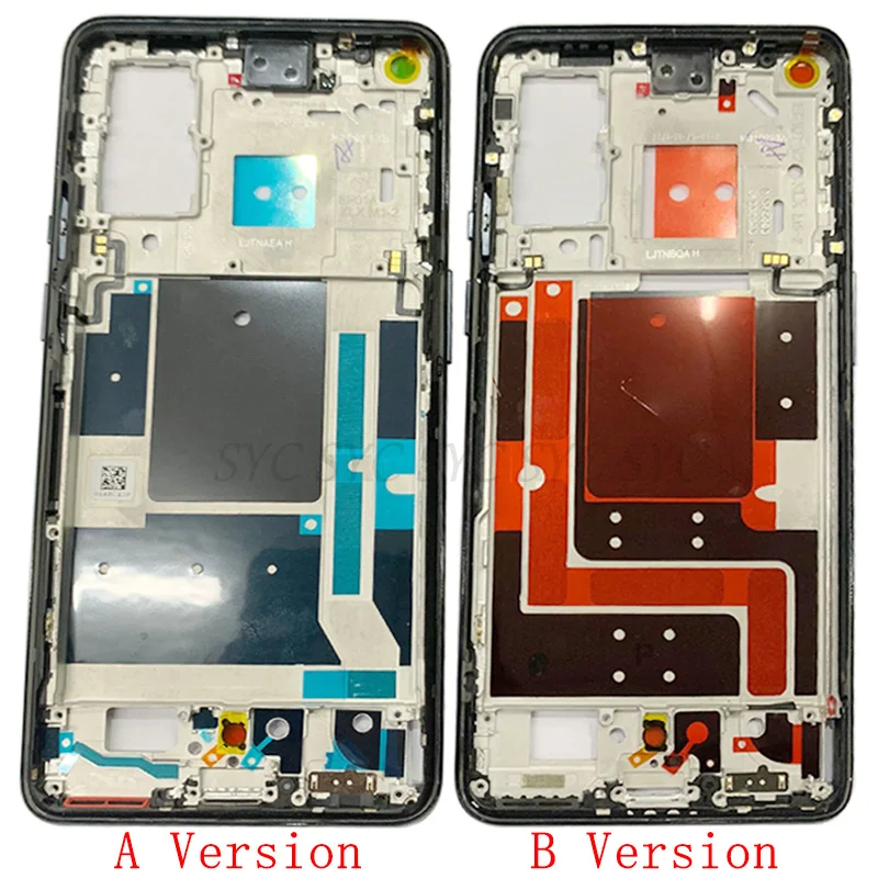 Carcasa de chasis central de Marco medio para teléfono OnePlus 9, piezas de reparación de Marco LCD de Metal