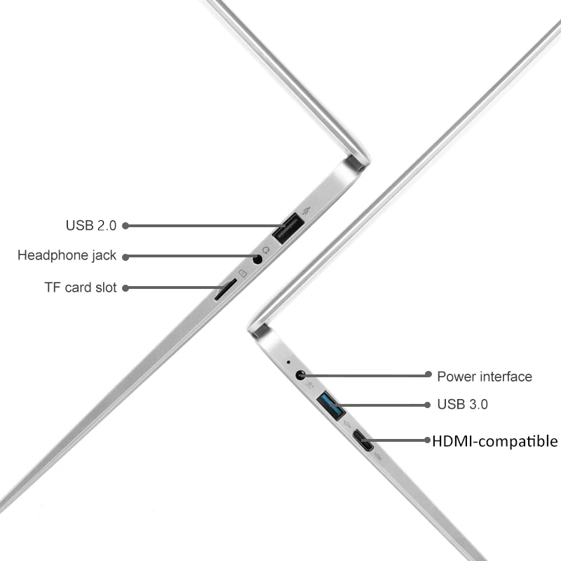 كمبيوتر محمول رخيص 14 بوصة مدرسة N3350 وحدة المعالجة المركزية 4 جيجابايت رام 64 جيجابايت ويندوز 10 مبيعات دفتر رخيصة الألعاب نتبووك #5