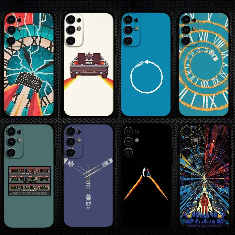 

B-Back To The F-Future Phone Case For Samsung S25,S24,S23,S22,S21,S20,Plus,Fe,Lite,Others Black Cover