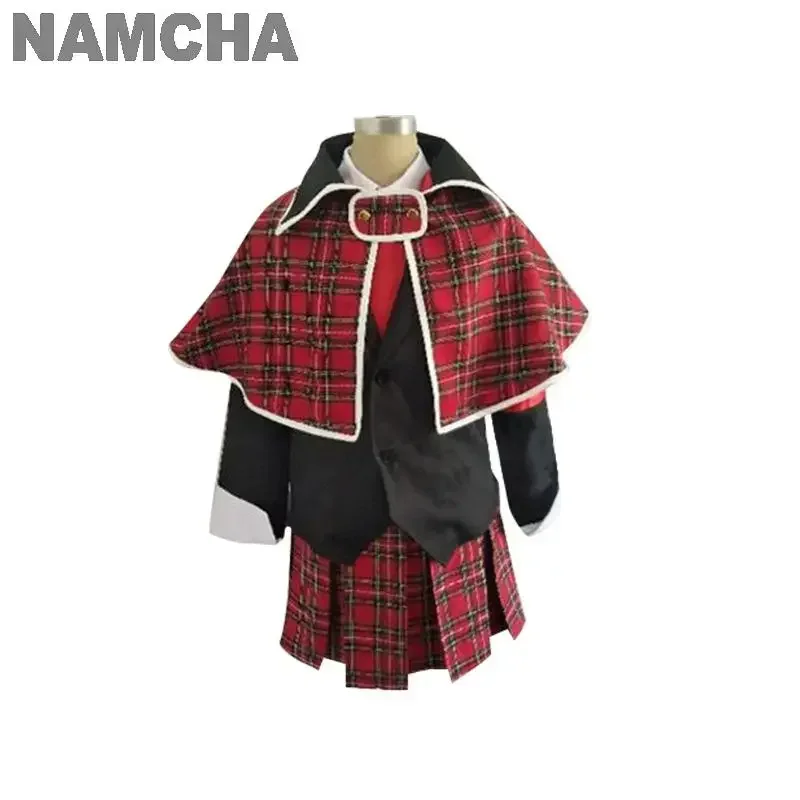 Anime Shugo Chara cosplay costume for women men Amu Hinamori tadase Hotori red blue school uniform Halloween clothes set