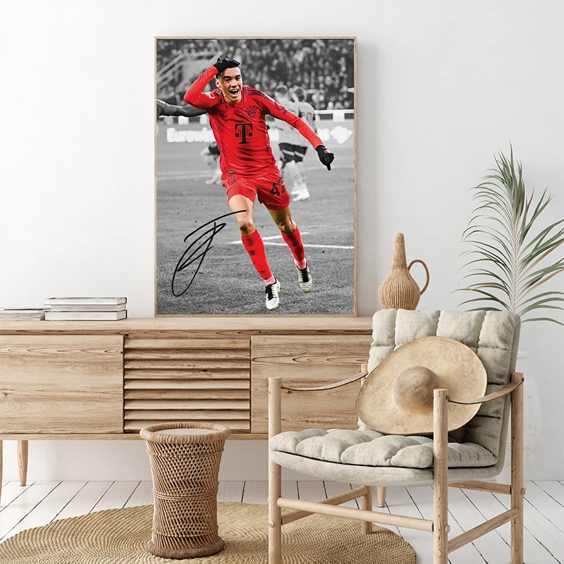 Football Star Messi Neymar Football Player Poster Canvas Painting Modern Living Room Mural Football Player Mural Room Decoration
