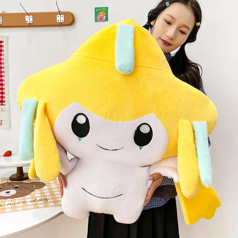 

70cm Cute Anime Pokemon Plush Toys Big Size Kawaii Cartoon Character Jirachi Soft Stuffed Dolls Pillow for Girls Birthday Gift