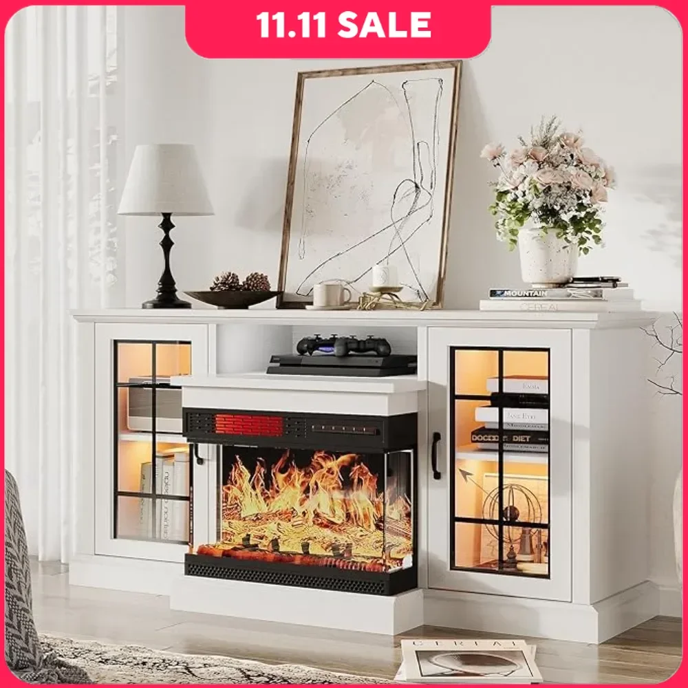 59'' Fireplace TV Stand for TVs Up To 65