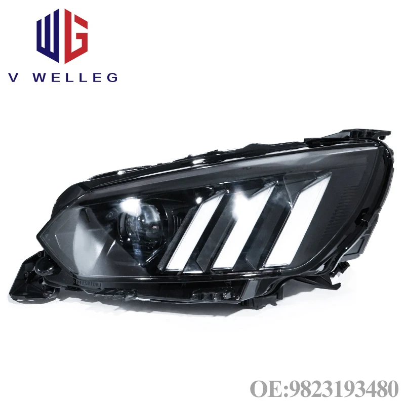 

9823193480 Peugot 2008 208 II FULL LED Headlights Right Headlight