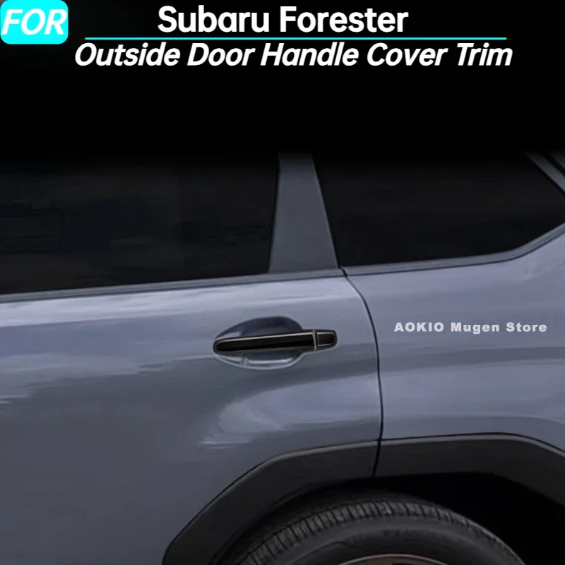 Car Outside Door Handle Cover Trim Handle Protector Sticker for Subaru Forester Interior Accessories 2025