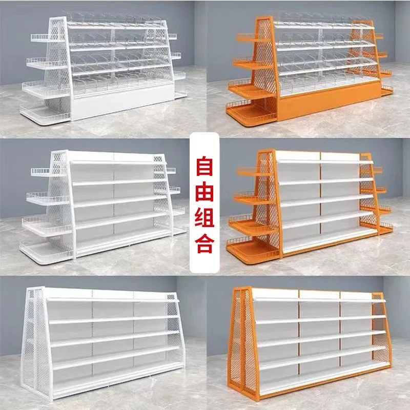 Supermarket snack shelves Zhao Yiming, the same style, think you are very busy, snack store shelves loose weighing cabinets, dou