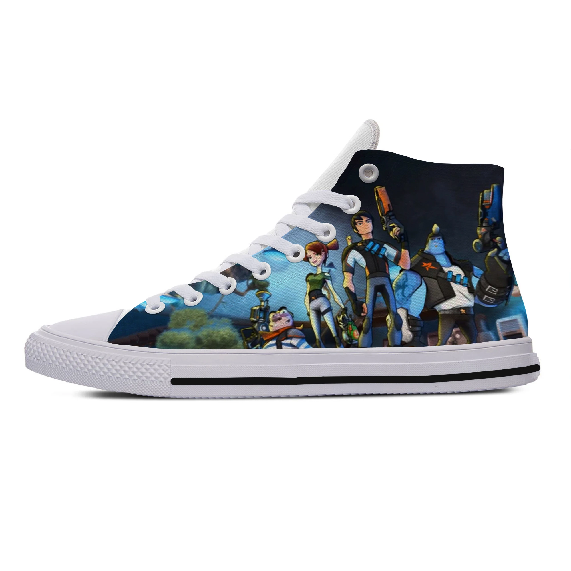 Hot Latest SLUGTERRA Shoes Lightweight Breathable Classic Plimsolls Sneakers Comfortable Canvas Shoes High Top Board Shoes