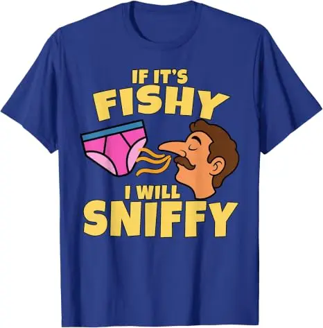 Wenn es von Fisch gerucht hat, werde ich schnüffeln – Lustiges, peinliches T-Shirt, Y2K, schmutziger Witz, Gag-Geschenk, Unhinged-Shirt, Humor, Junggesellinnenabschied, Party-T-Shirt, Oberteile – Detail 15