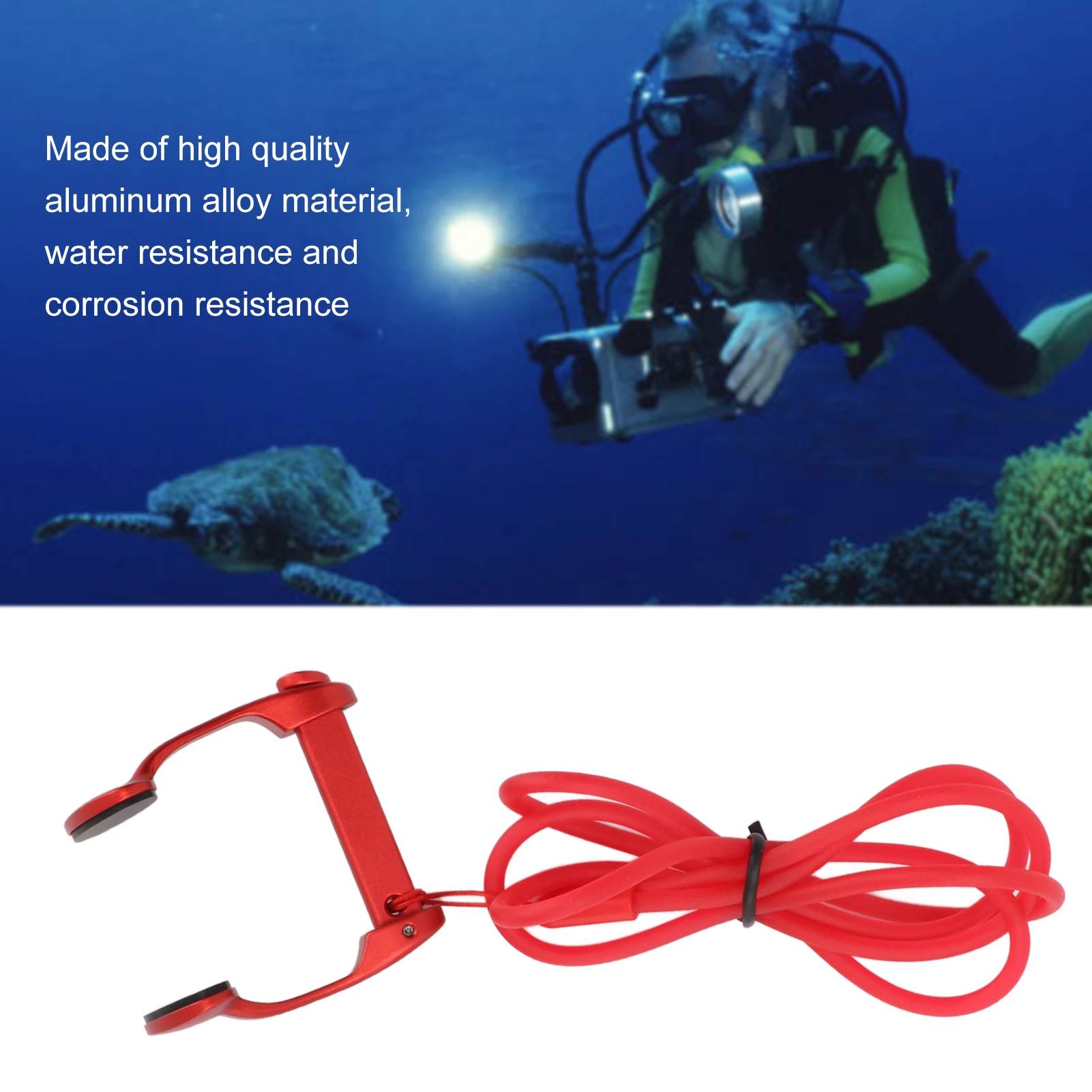 

Nose Clip Aluminum Alloy Anti Skid with Silicone Pad for Swimming Photography Video Recording Diving Nose Clip Swim Nose Clip