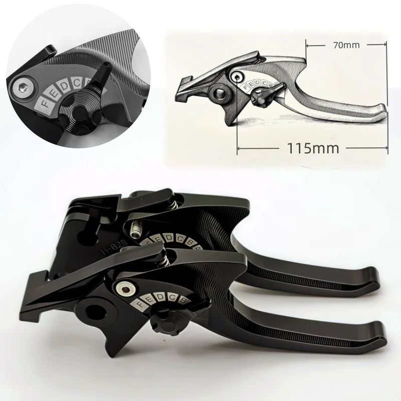 

New CNC brake handle For Triumph TIGER 900 2020-2021 Handle clutch short brake lever motorcycle parts