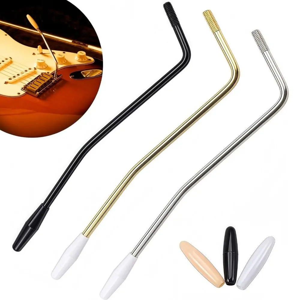 6Pcs/Set M5/6 Thread Electric Guitar Tremolo Arm 3 Colors With Tip Guitar Vibrato Arm Replacement Parts Single Shake