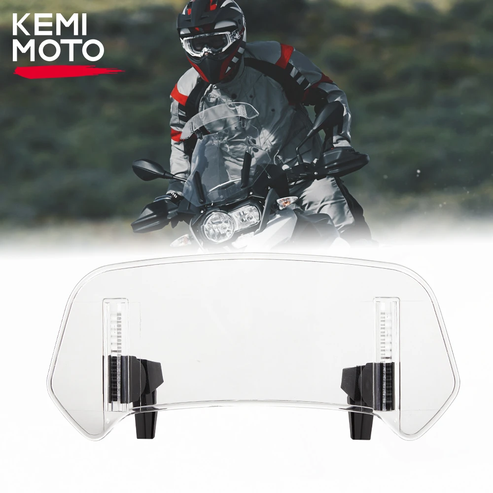 

Motorcycle Windshield Universal For BMW R1200GS R1250GS R 1200 GS LC ADV Adjustable Extension Windshield Motorbike Windscreen