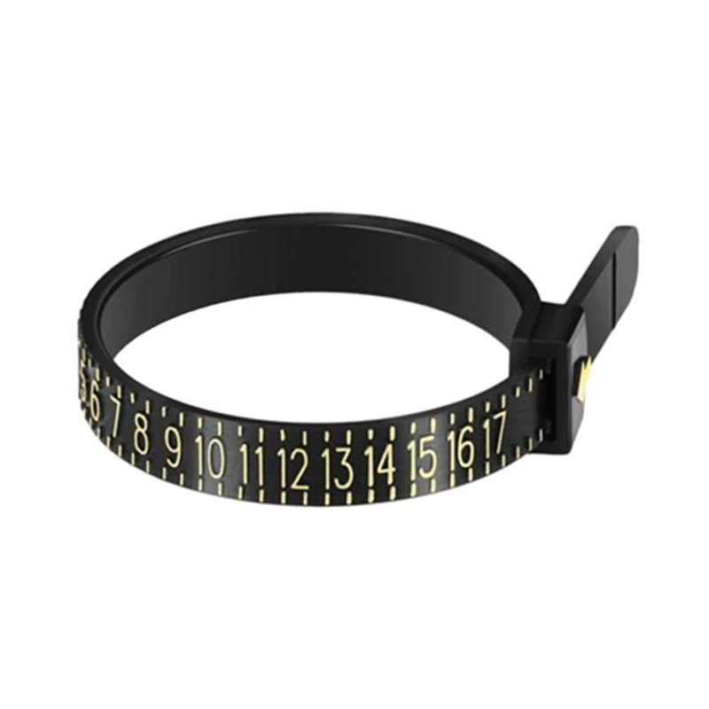 Set di misurazione del misuratore dell'anello Misuratore di misura del dito riutilizzabile Strumento di misura Misurazione dei