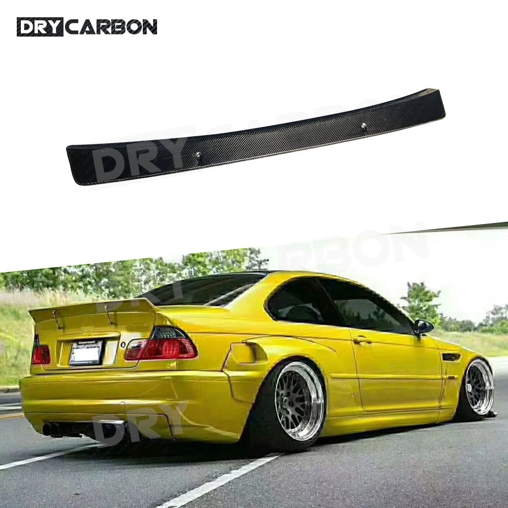 Carbon Fiber Rear Boot Spoiler Wing for BMW E46 2Door 4 Door 1998-2005 FRP Trunk Spoiler Duckbill Rear Trunk Wing Spoiler 