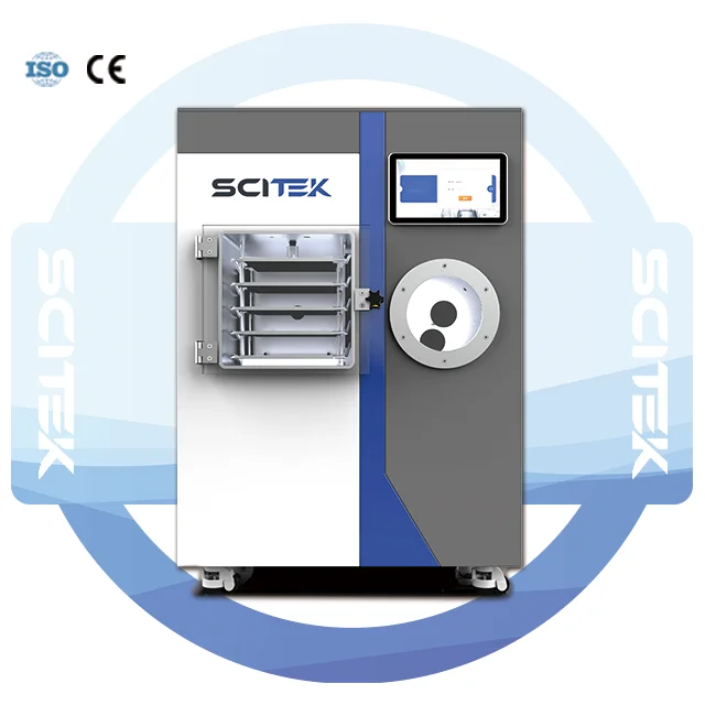 SCITEK Box Freeze Dryer Automatic Capping 316L Stainless Steel Freeze Dryer Untuk Laboratorium