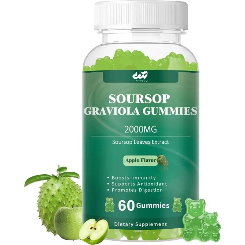 

Organic prickly fruit leaf extract for antioxidants, immune support, and digestion promotion, vegetarian -60 gummies