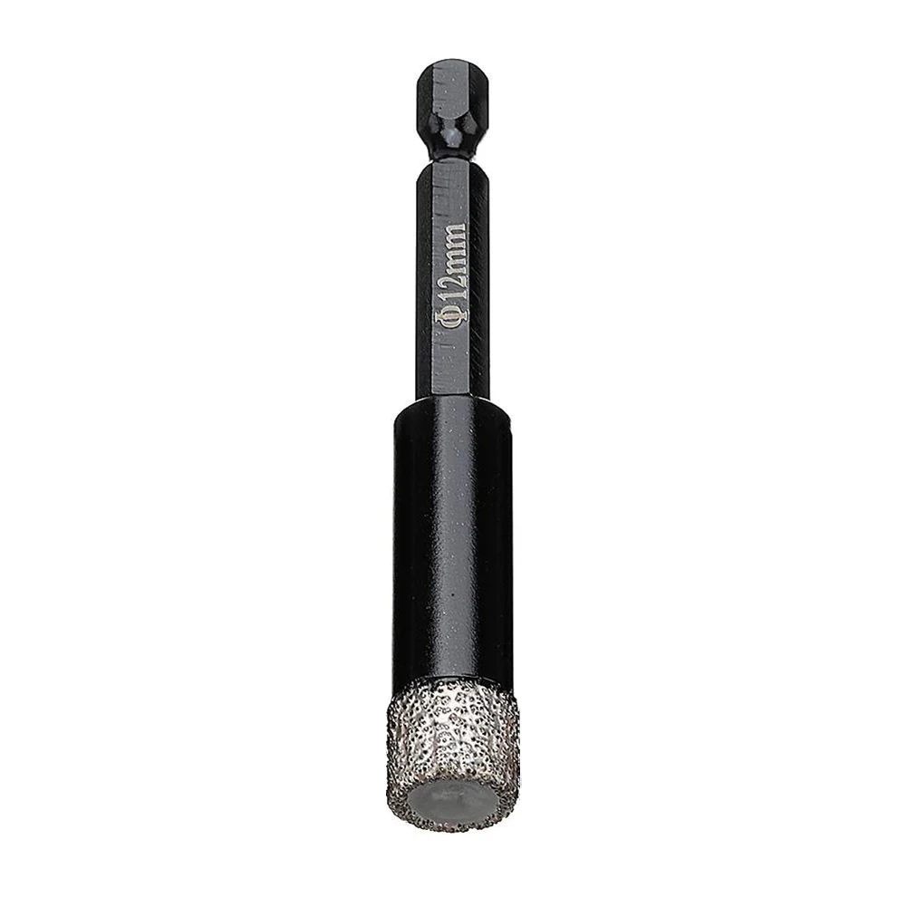 六角ドライドリルビット 6 8 10 12 15mm ブラズドガラス花崗岩部品タイルツール真空ダイヤモンドドリル六角シャンク屋内用