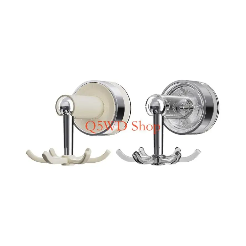 

Q5WD Компактная присоска, вращающийся крючок с 6 когтями, отверстия не требуются, вращающийся крючок на присоске, настенный из