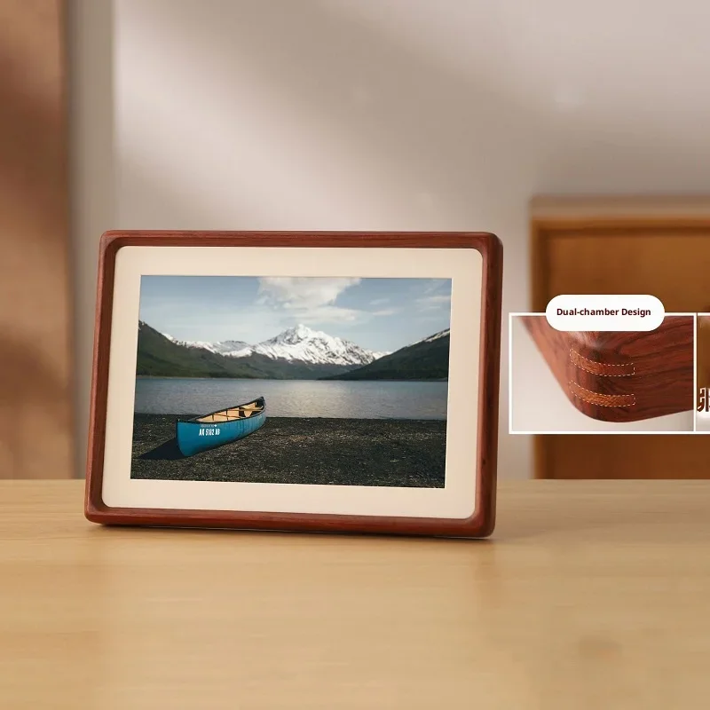 Premium Walnut Solid Wood Picture Frame Elegant Tabletop Photo Frame for Home Décor High-Quality Artwork Frame