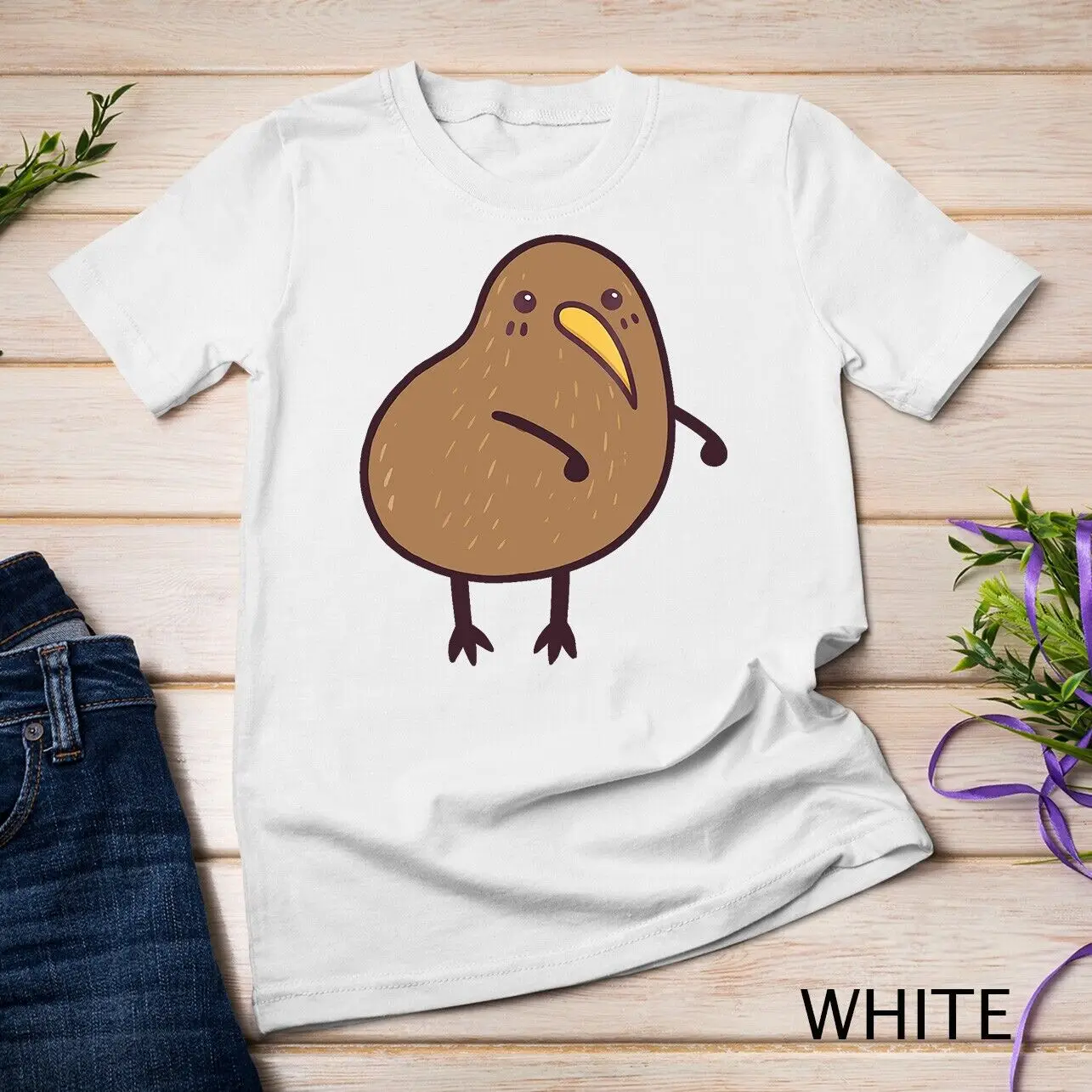 Funny Kiwi Bird Flossing Floss Dance Pose Cute Unisex T-shirt