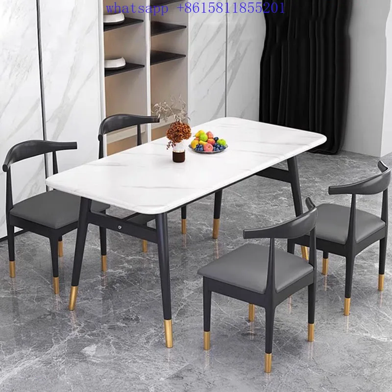 

Multi-combination dining table, wide desktop, H mechanical stability, rounded corner polishing, comfortable feel kitchen table