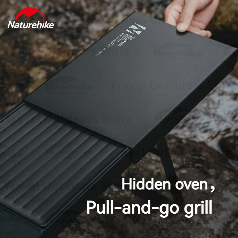 Naturehike Grill Grill podgrzewacz piec do grilla na zewnątrz naczynia do gotowania piknikowe kempingowy przenośny wielofunkcyjny stół domowy z